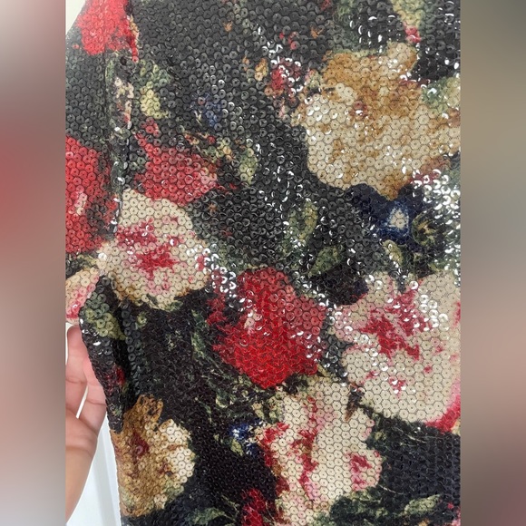 Sequin Floral Marc New York Dress - Picture 2 of 4